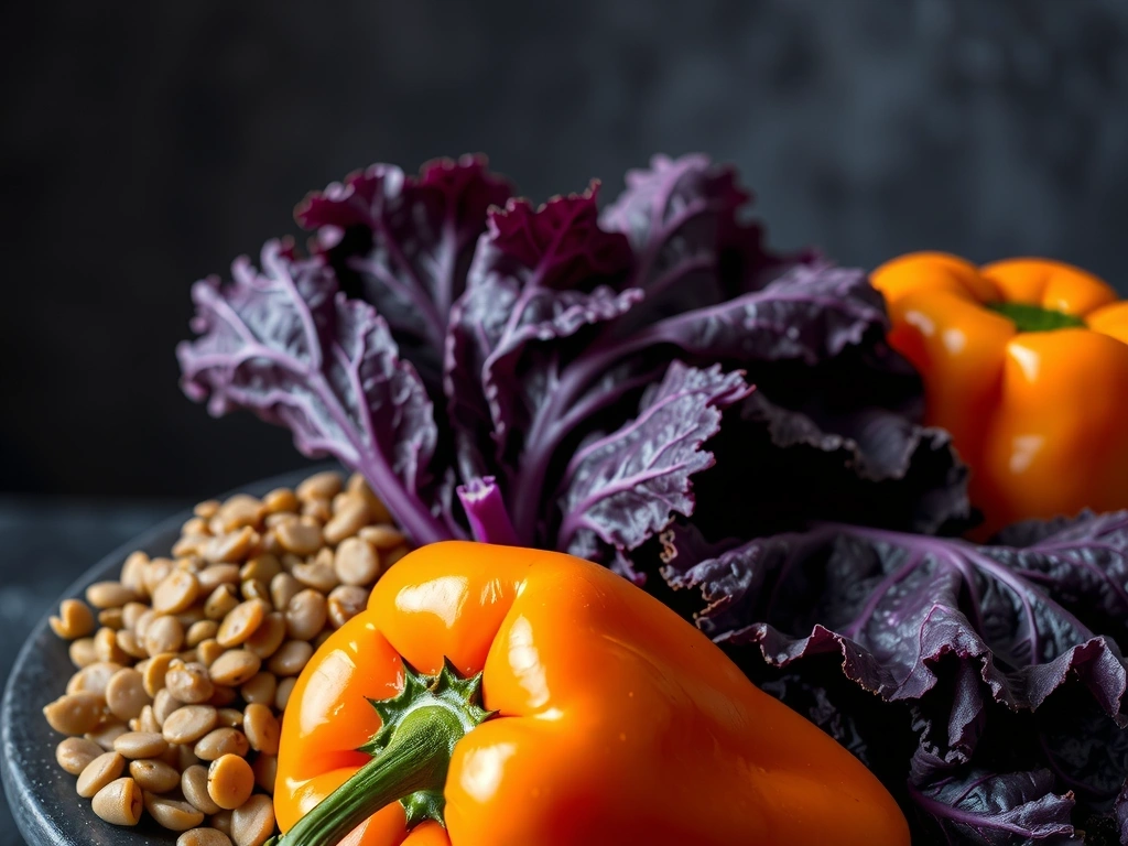 Frische pflanzliche Zutaten